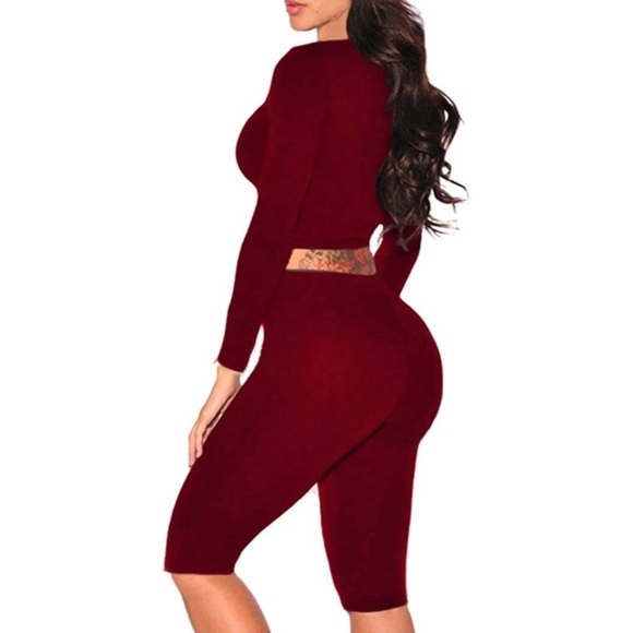 Charlie Crop Top 2piece long sleeve set *NWT* - Picture 5 of 8